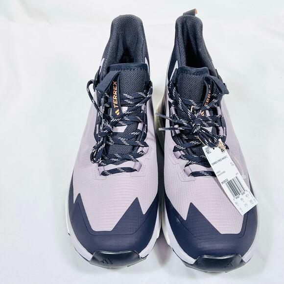 Adidas TERREX Free Hiker 2 Shoe Women 10 Hiking Shoe Mid Fig Silver Black New - Picture 3 of 8